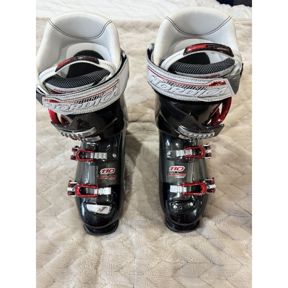 Nordica Speedmachine 110 Ski Boots Men 26/26.5 305mm Black Red Alpine